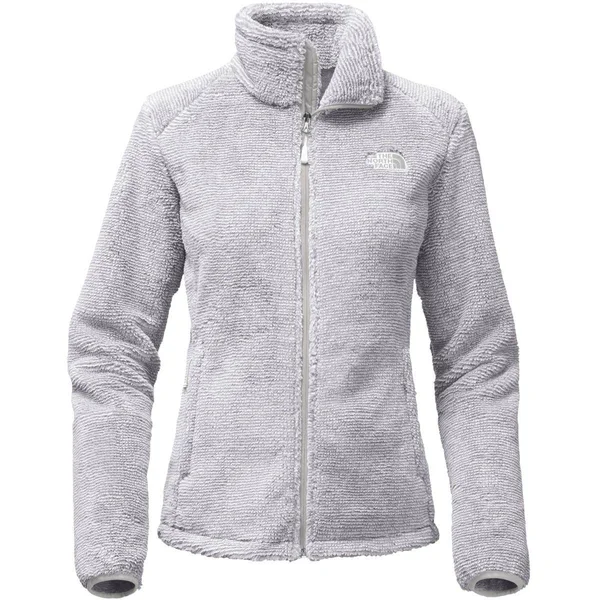 The North Face Women's Osito 2 Jacket TNF White, Metallic Silver Stripe M