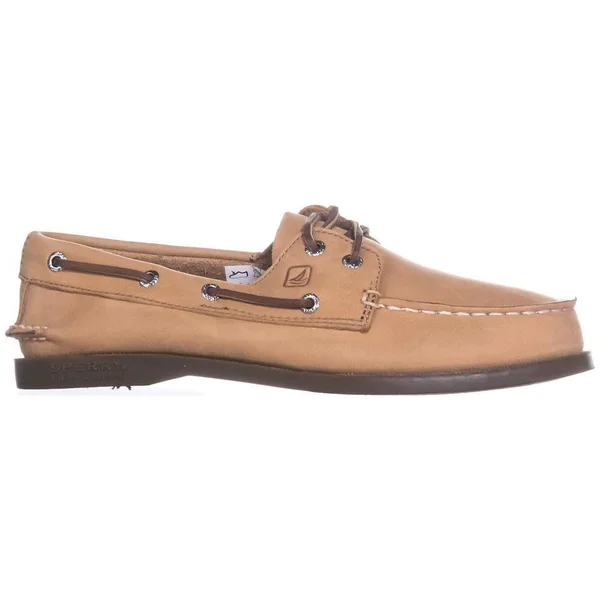 Sperry Top-Sider Boys& Authentic Original, Size: 7 US, 40 EU, Sahara Leather