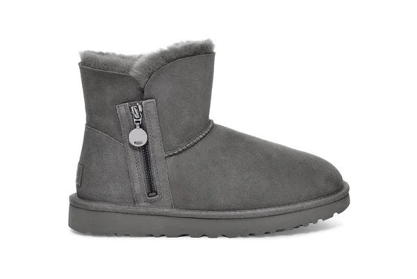 Ugg Women's Bailey Zip Mini Sheepskin 1112481 - 9, Grey