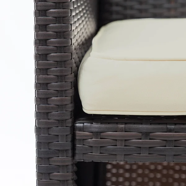 3PC Rattan Wicker Patio Sofa Set with Coffee Table - Art Leon