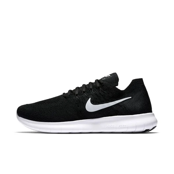 Nike Men's Free RN Flyknit 2017 Running Shoe - Black