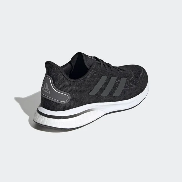 Adidas Women's Supernova Running Shoe Black/Grey/Metallic Silver - 9.5