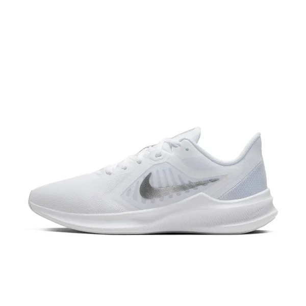 Nike Downshifter 10 Women's Running Shoes, Size: 6.5, White