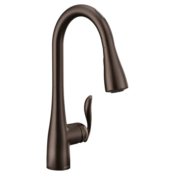 Moen Arbor Voice Activated One-Handle Pulldown Kitchen Faucet, Oil-Rubbed Bronze - 7594EVORB