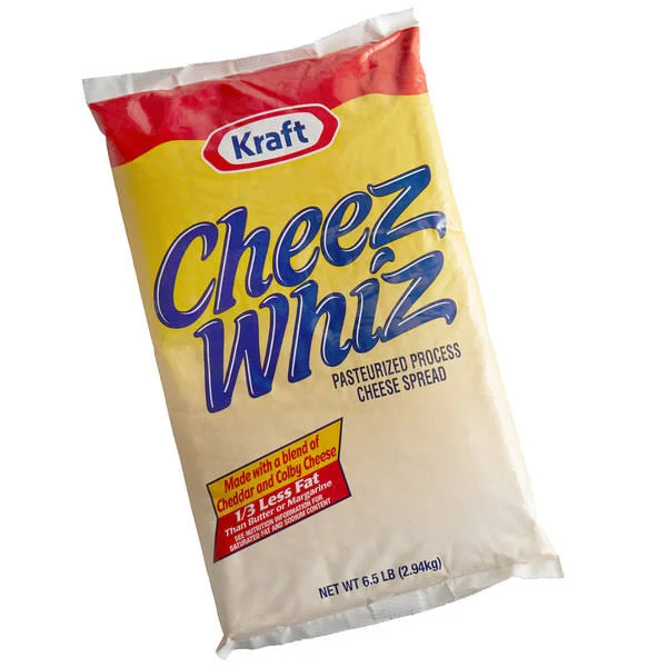 Cheez Whiz Cheese Spread - Pasteurized Process - 6 pack, 6.5 lb pouches