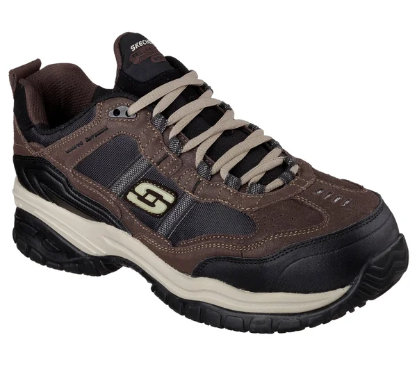 Skechers Work Soft Stride-Grinnel 10 Men's Brown Shoe