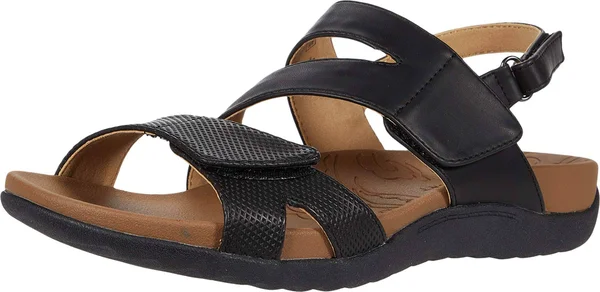 Women's Rockport Ridge Sandal - Black - Size 11