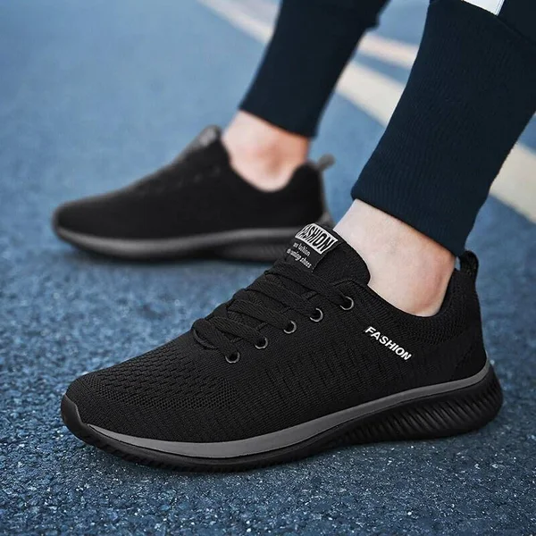 Non Slip Resistant Sneakers Shoes Running - Unisex - Black, 6.5