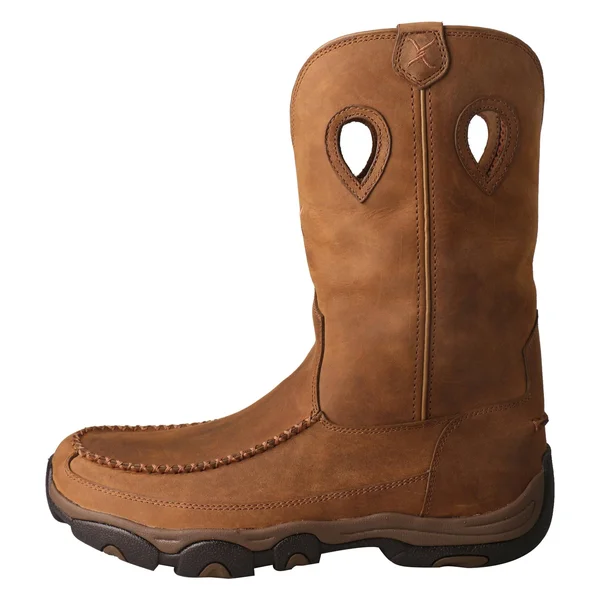 Twisted x Men's MHKBCW1 Hiker Boot - Distressed Saddle/Saddle Leather