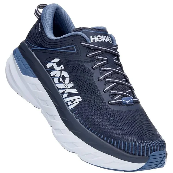 Hoka One One Men's Bondi 7 - 9 - Ombre Blue/Provincial Blue