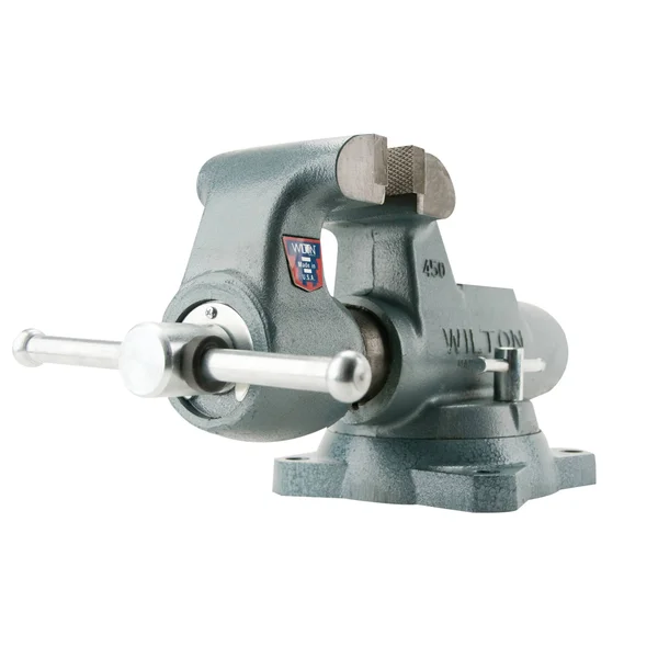 Wilton 10021 450s Machinists Bench Vise with Swivel Base - 4 inch Jaw Width