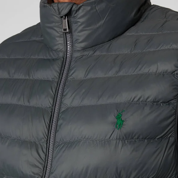 Polo Ralph Lauren Packable Quilted Vest Men's Gilet - Charcoal Grey