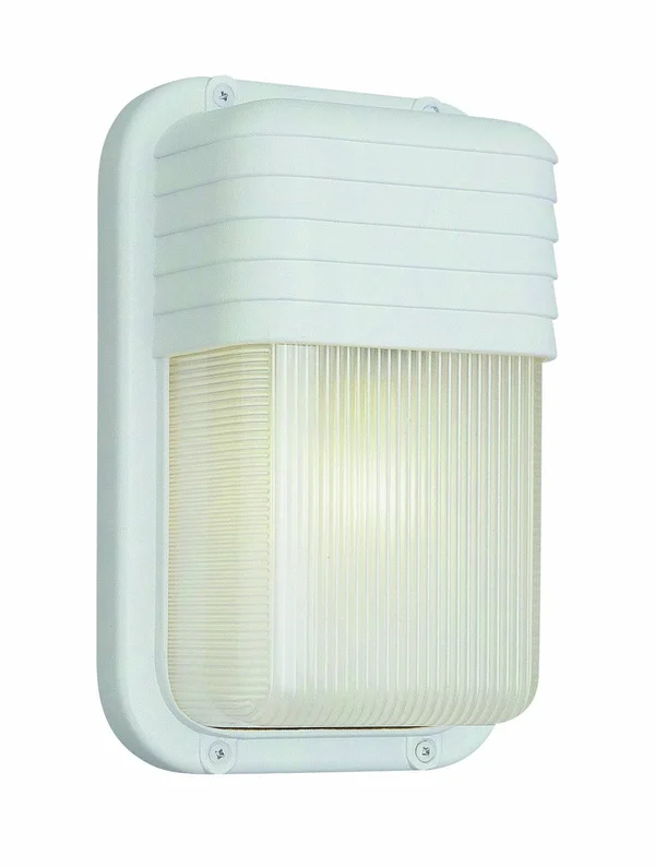 Trans Globe 41105 Sal 1 Light Bulkhead in Satin Aluminum