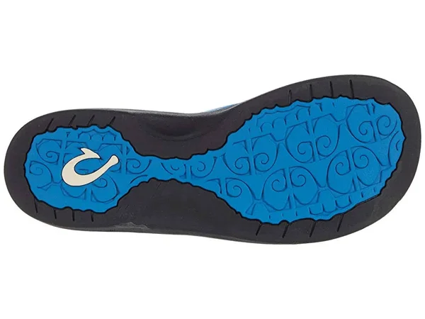 Olukai &Ohana Women's Flip Flops Ocean Blue, Black - 5