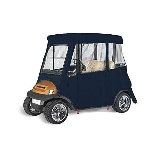 Greenline Club Car Precedent 2 Passenger Drivable Golf Cart Enclosure - Jet Black