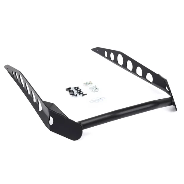 Skinz Protective Gear Rear Custom Aluminum Bumper, Flat Black
