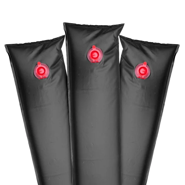 Robelle Winter Water Tube for Swimming Pool Covers Deluxe 16g. Single-Chamber 4-Foot - Black, 6-Pack