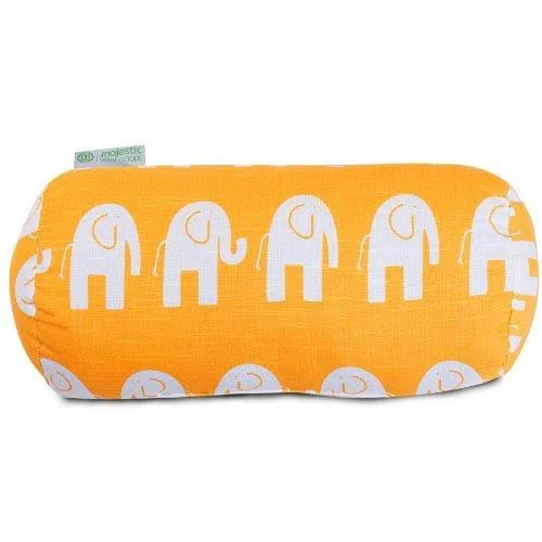 Majestic Home Goods Ellie Round Bolster Yellow