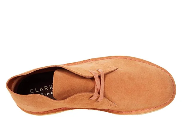 Clarks Mens Desert Boot Rust Suede Size 11