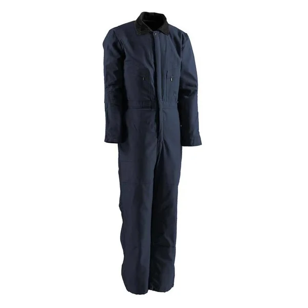Berne Men's Deluxe Insulated Coverall Twill Navy, 4XL/Tall