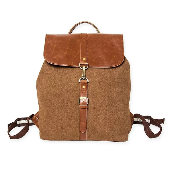 Brouk and Co The Journeyman Rucksack Backpack - Brown