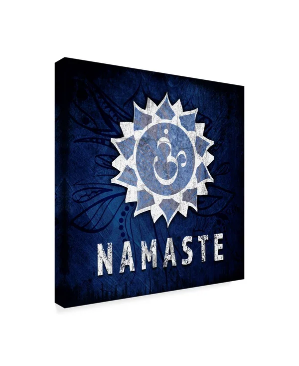 Trademark Art LightBoxJournal 'Yoga Symbol Namaste' Canvas Art