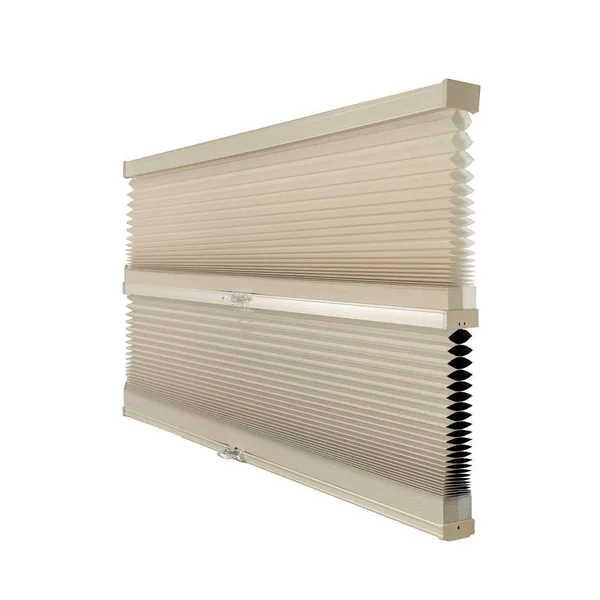 Chicology Cut-to-Size Fawn Cordless Blackout Privacy Cellular Shades 29.5 x 72 in. L - Fawn (Day N& Night)