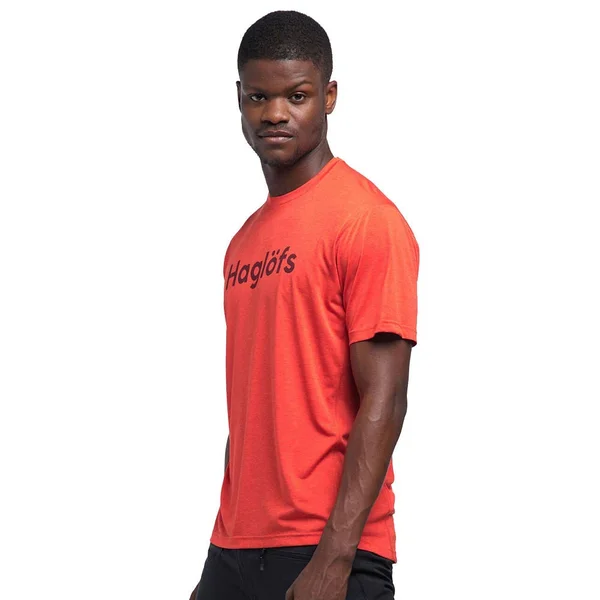 Haglofs Ridge T-Shirt - M - Habanero