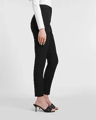 High Waisted Supersoft Twill Skinny Pant Black Women's M