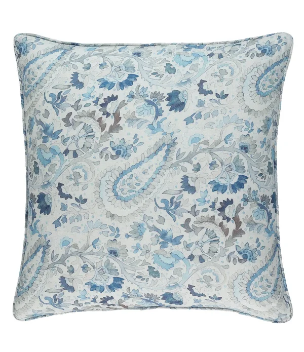 Pine Cone Hill - Ines Linen Blue Sham - Standard