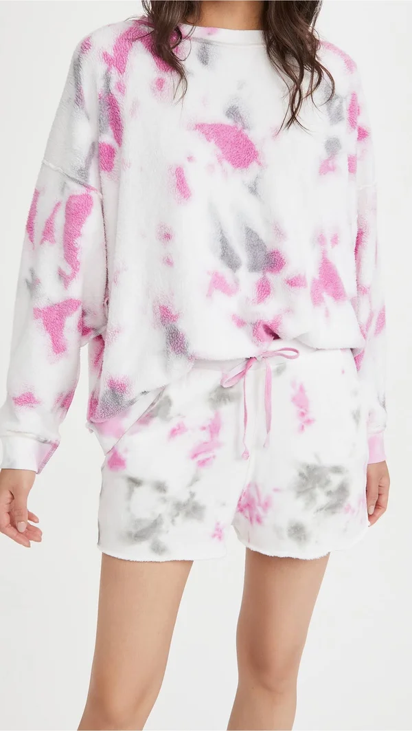 Free People Sweaters - Free People Kelly Washed Tie Dye Sweatshirt Set, Color: Pink, Size: M, Studiostyles20&s Closet