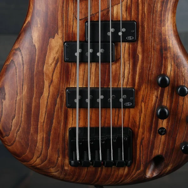 Ibanez SR655 5-String Electric Bass Guitar, Antique Brown Stained