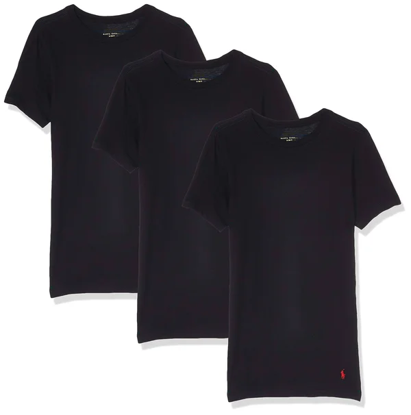 Polo Ralph Lauren Slim Fit Cotton T-Shirt 3-Pack - Men's, Size: XL, Black