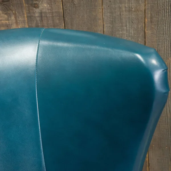 Jameson Tall Wingback Black Leather Club Chair