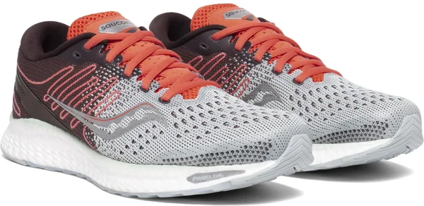 Saucony Freedom 3 Sky Grey/Coral - Women's, Size: 5.5