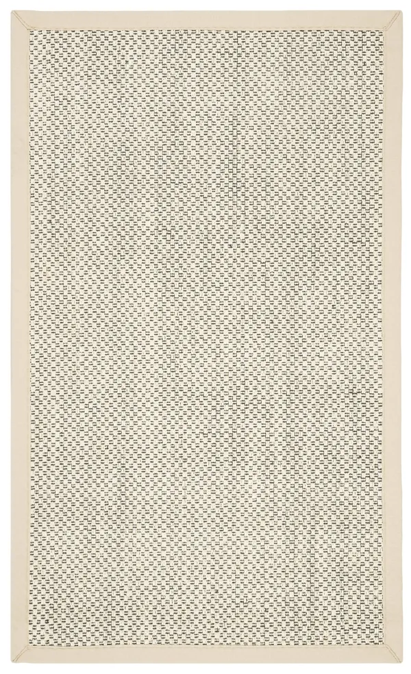 Safavieh Natural Fiber NF150B Black/Ivory 10& x 14& Area Rug