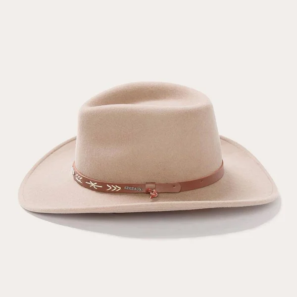 Stetson Bozeman Crushable Wool Hat - Mushroom