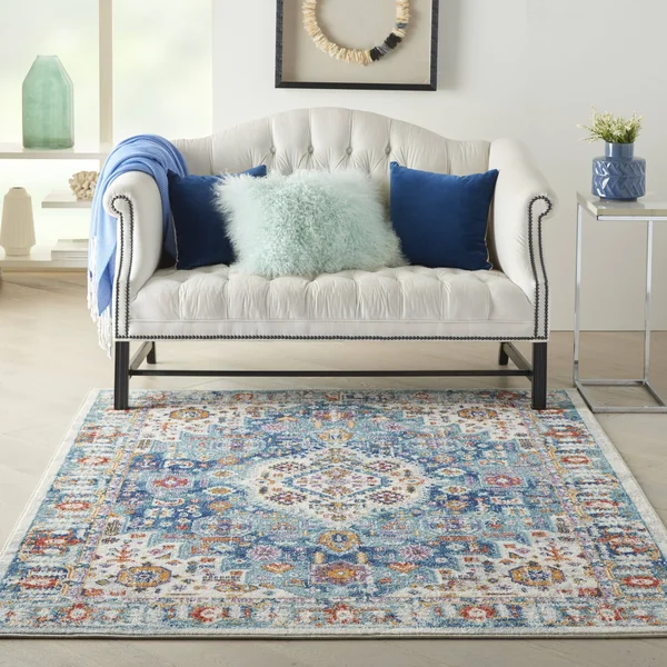 Nourison Passion Ivory/Multi Area Rug - 8& x 10&