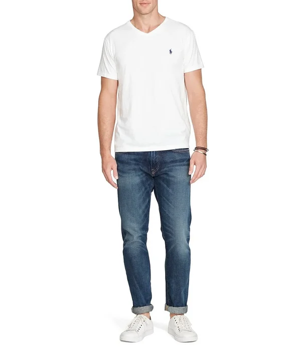 Polo Ralph Lauren Men's Big & Tall Short Sleeve Jersey V-Neck Tee