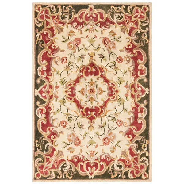Safavieh 4& x 6& Classic CL234A Rust, Green Rug