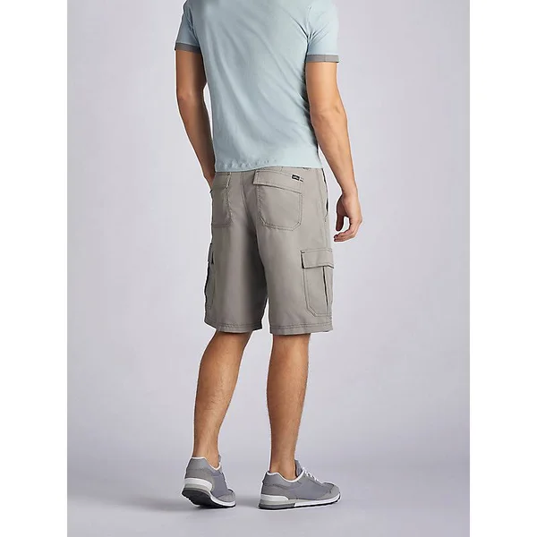Lee Men's Big and Tall Performance Cargo Short Silver 56