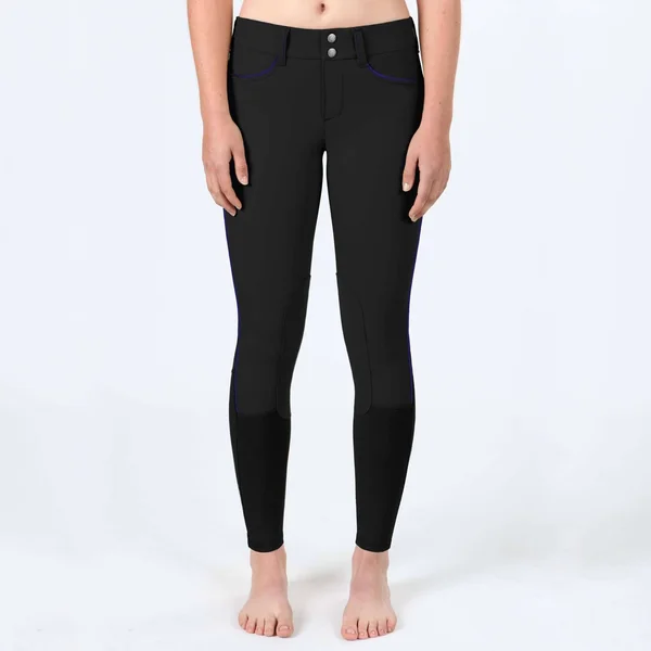 Irideon Hampshire Knee Patch Breech - Black