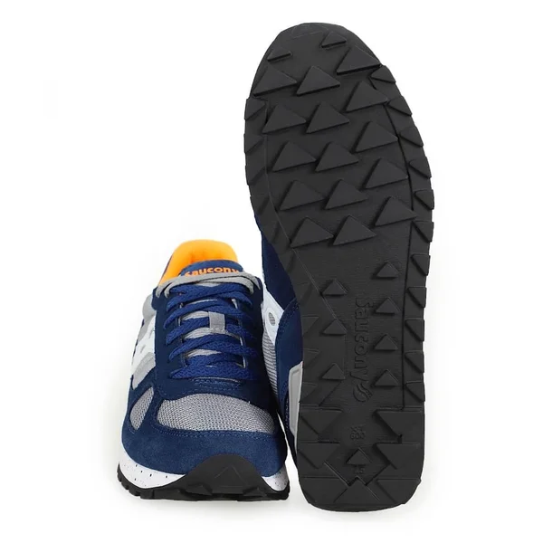 Saucony Shadow Original Navy Blue Grey Orange Sneaker