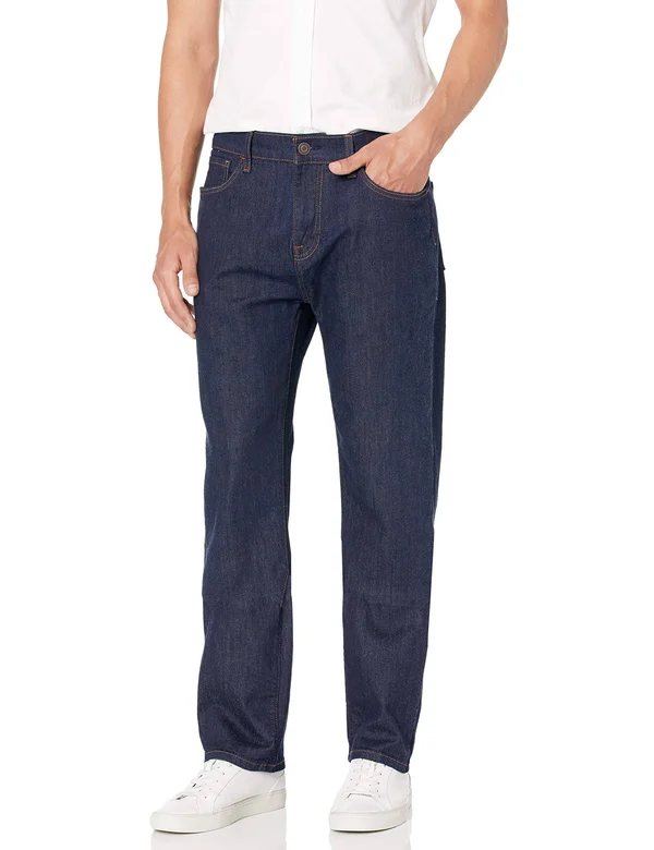 Tommy Hilfiger Men's Thd Relaxed Fit Jeans - Rinse, 30Wx32L