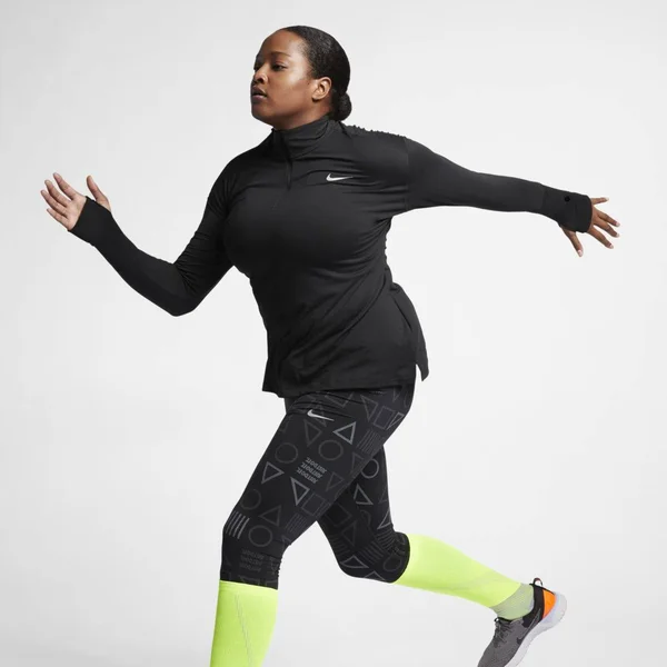 Nike Element (Plus Size) Women's Running Top Black