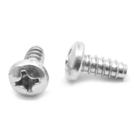 #4-24 x 3/8 Sheet Metal Screw Phillips Pan Head Type B Stainless Steel 18-8 Pk 5000