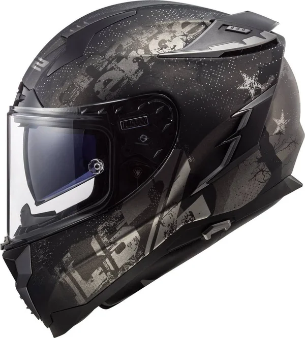LS2 - Helmet FF327 Challenger Flex Matt Black - Size 3XL