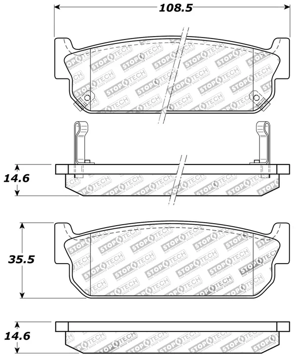 StopTech 309.05880 Sport Brake Pads