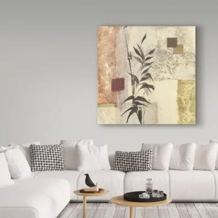 Trademark Fine Art 'Textured Bamboo I' Canvas Art by Chris Paschke - Size: 18 x 18