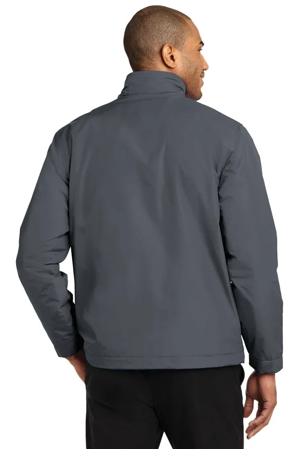 Port Authority J354 Challenger II Jacket - Steel Grey/True Black - XL